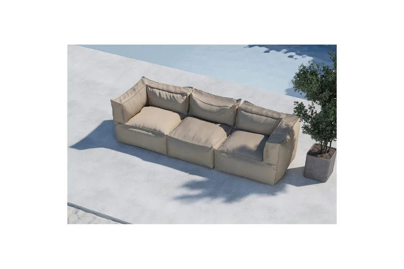 Loungegrupp Rambo 2+1 - Utemöbler - Utesoffor & bänkar - Trädgårdssoffa