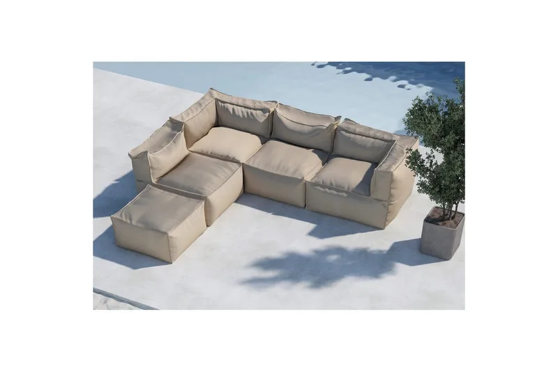 Loungegrupp Rambo 2+2+1 - Utemöbler - Utesoffor & bänkar - Loungesoffa