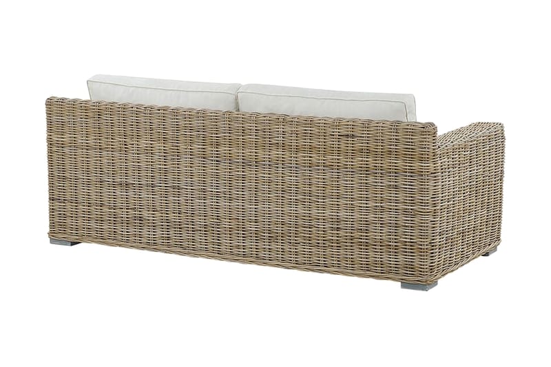 APRILIANA 2-sits Utesoffa Konstrotting/Ljusbrun - Utemöbler - Utesoffor & bänkar - Loungesoffa