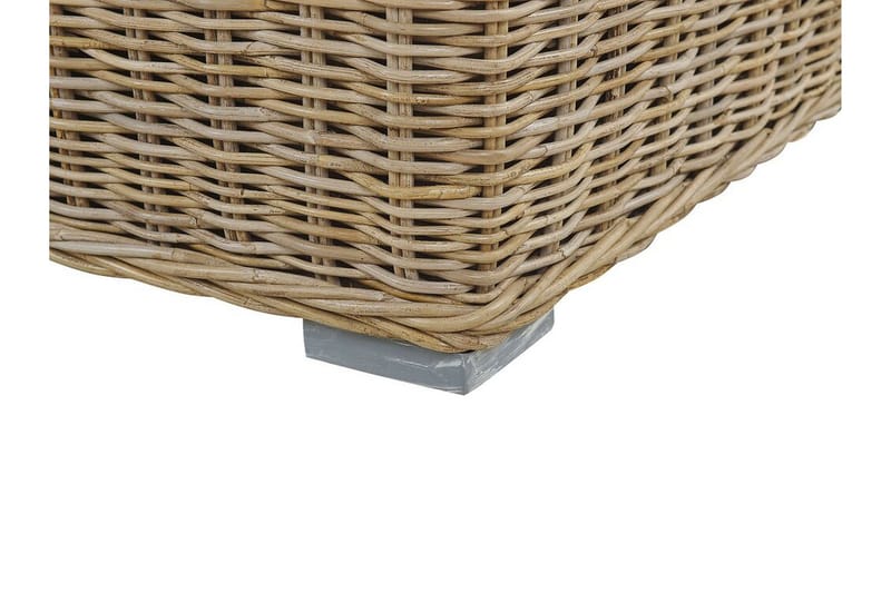 APRILIANA 2-sits Utesoffa Konstrotting/Ljusbrun - Utemöbler - Utesoffor & bänkar - Loungesoffa