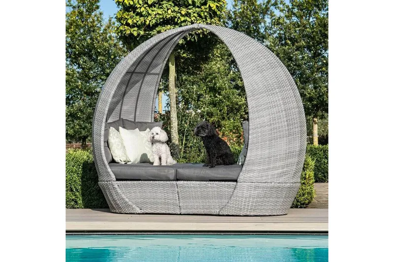 Ascot Daggbädd 118x215xH187  cm Grå - Utemöbler - Utesoffor & bänkar - Loungesoffa