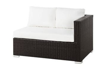 Calizza Loungegrupp Utomhus Konstrotting - Brun - Utemöbler - Utesoffor & bänkar - Loungesoffa