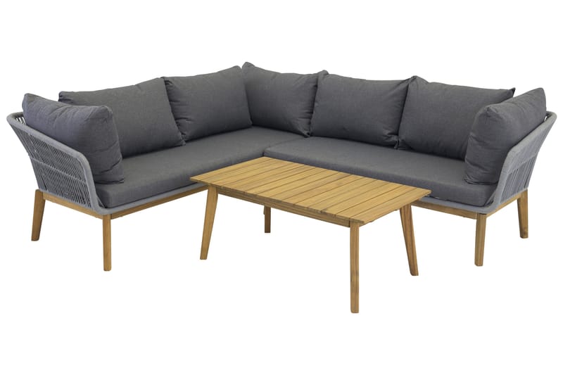 Chania Hörnsoffa Utomhus - Grå - Utemöbler - Utesoffor & bänkar - Loungesoffa