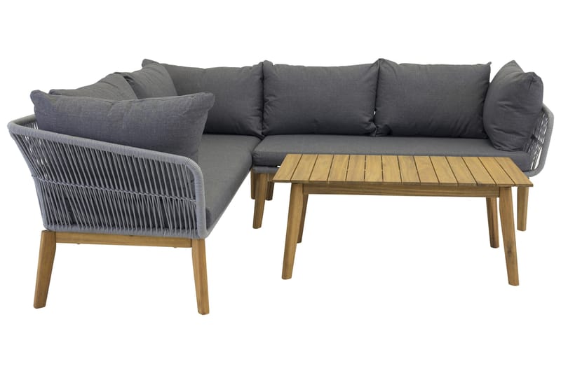 Chania Hörnsoffa Utomhus - Grå - Utemöbler - Utesoffor & bänkar - Loungesoffa