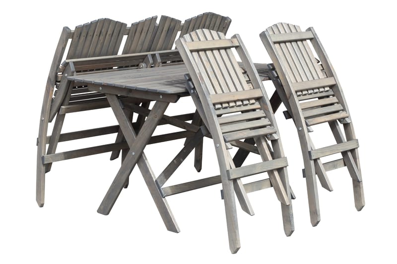 Delpino Soffgrupp Utomhus - Grå - Utemöbler - Utesoffor & bänkar - Loungesoffa