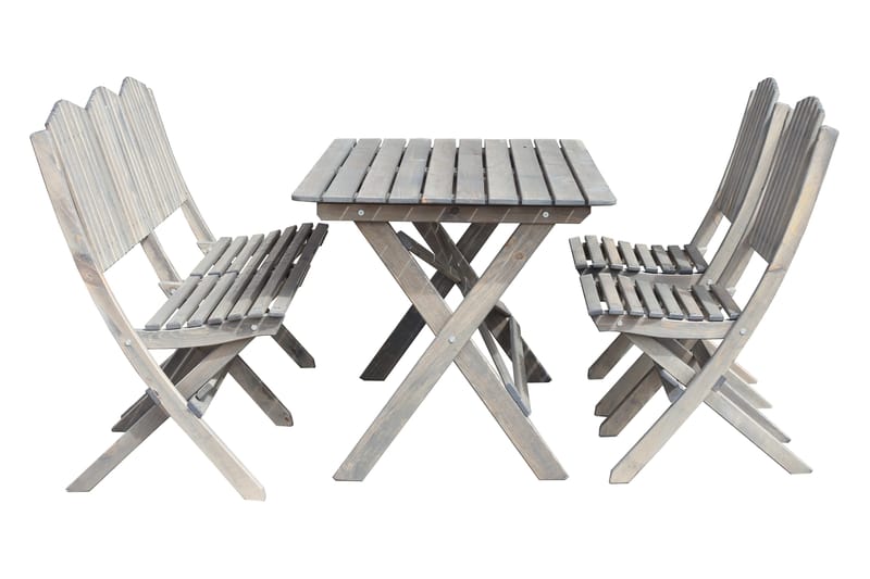 Delpino Soffgrupp Utomhus - Grå - Utemöbler - Utesoffor & bänkar - Loungesoffa