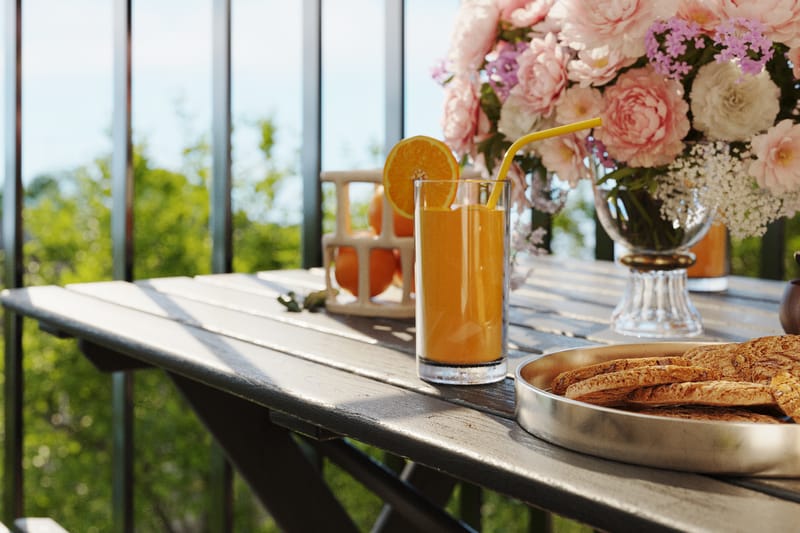 DELPINO Soffgrupp Utomhus Kaffesvart - Utemöbler - Utesoffor & bänkar - Loungesoffa