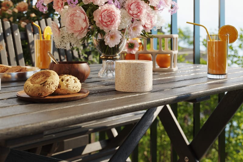 Delpino Soffgrupp Utomhus - Kaffesvart - Utemöbler - Utegrupp - Matgrupper utomhus