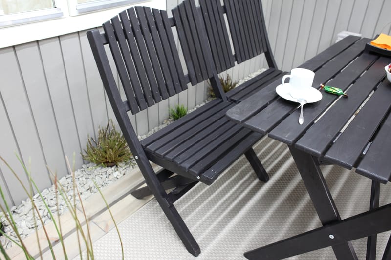 DELPINO Utesoffa Kaffesvart - Utemöbler - Utesoffor & bänkar - Loungesoffa