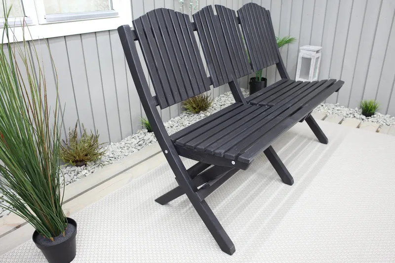 Delpino Utesoffa - Kaffesvart - Utemöbler - Utesoffor & bänkar - Loungesoffa