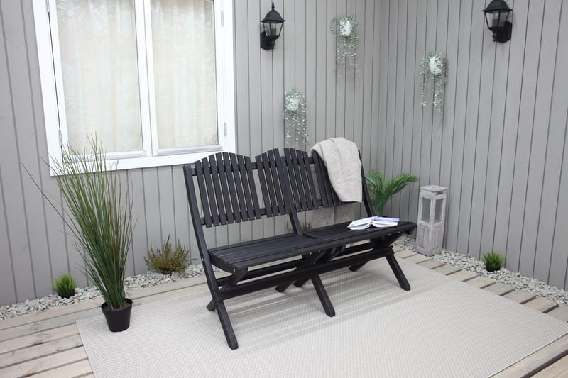 Delpino Utesoffa - Kaffesvart - Utemöbler - Utesoffor & bänkar - Loungesoffa