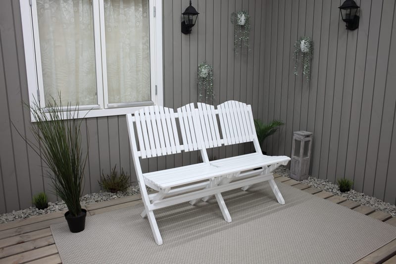 Delpino Utesoffa - Vit - Utemöbler - Utesoffor & bänkar - Loungesoffa