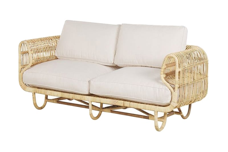 DOLCEDO 2-sits Utesoffa Rotting/Beige - Utemöbler - Utesoffor & bänkar - Loungesoffa