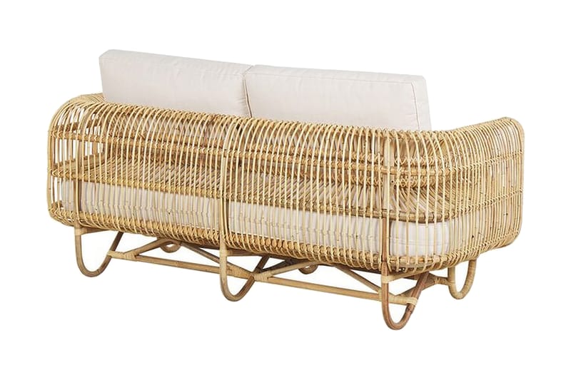 DOLCEDO 2-sits Utesoffa Rotting/Beige - Utemöbler - Utesoffor & bänkar - Loungesoffa