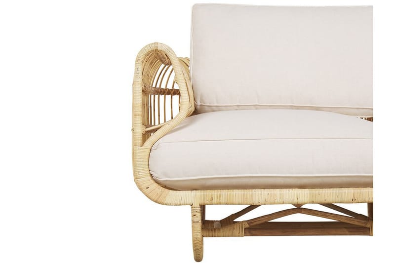 DOLCEDO 2-sits Utesoffa Rotting/Beige - Utemöbler - Utesoffor & bänkar - Loungesoffa