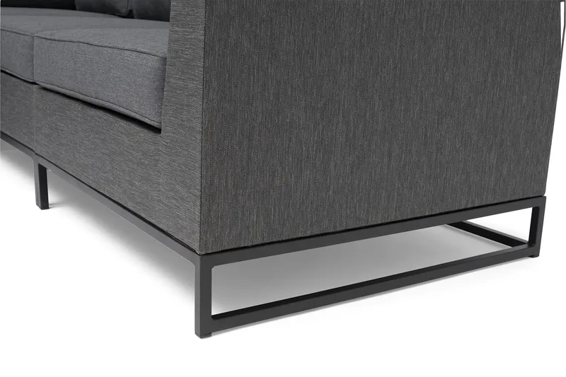 Hillerstorp Adelshamn Hörnsoffa Utomhus - Grå - Utemöbler - Utegrupp - Loungegrupp