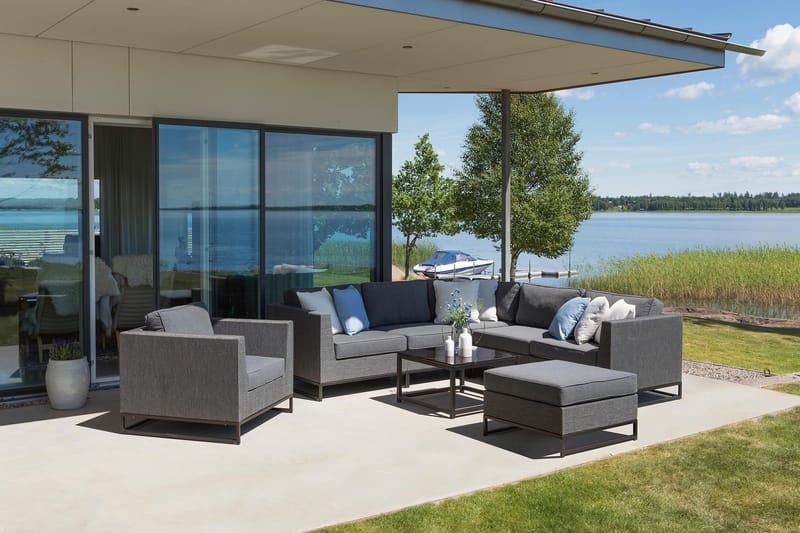 HILLERSTORP Adelshamn Hörnsoffa - Utemöbler - Utesoffor & bänkar - Loungesoffa