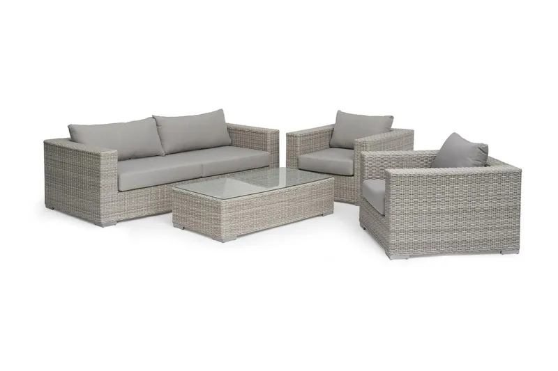Hillerstorp Hamilton 3-sits Utesoffa - Utemöbler - Utesoffor & bänkar - Loungesoffa