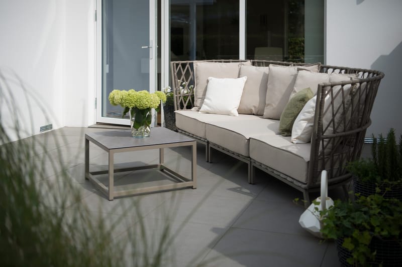 Loungesoffa Hillerstorp Jet Set 3-Sits - Beige - Utemöbler - Utesoffor & bänkar - Loungesoffa