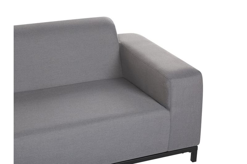 HUGHEN 3-sits Utesoffa Grå/Svart - Utemöbler - Utesoffor & bänkar - Loungesoffa