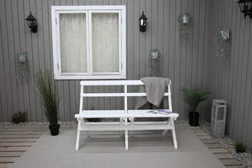 Larios Utesoffa - Vit - Utemöbler - Utesoffor & bänkar - Loungesoffa