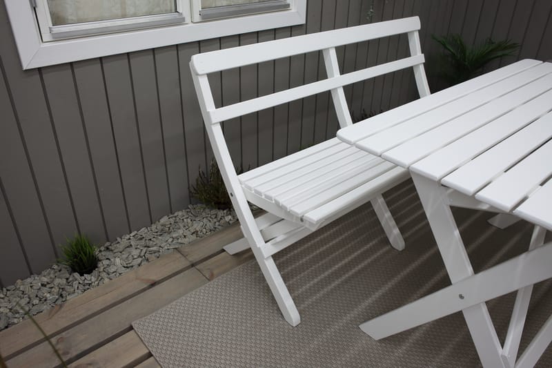 LARIOS Utesoffa Vit - Utemöbler - Utesoffor & bänkar - Loungesoffa