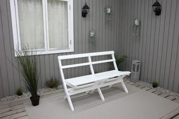 Larios Utesoffa - Vit - Utemöbler - Utesoffor & bänkar - Loungesoffa