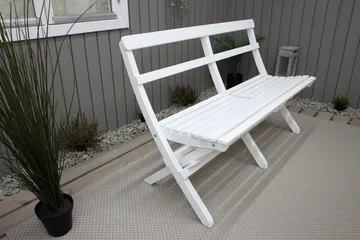 Larios Utesoffa - Vit - Utemöbler - Utesoffor & bänkar - Loungesoffa