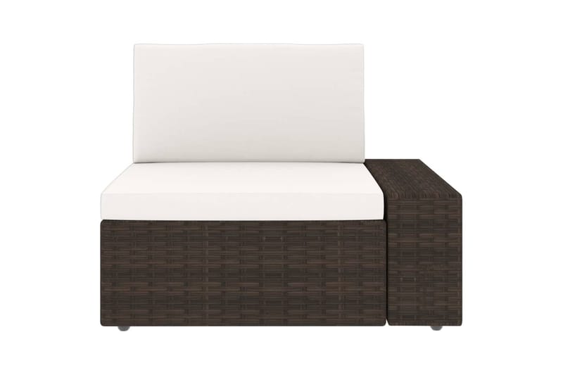 Modulsoffa Utomhus 2-sits konstrotting brun - Brun - Utemöbler - Utesoffor & bänkar - Loungesoffa