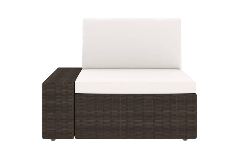 Modulsoffa Utomhus 2-sits konstrotting brun - Brun - Utemöbler - Utesoffor & bänkar - Loungesoffa