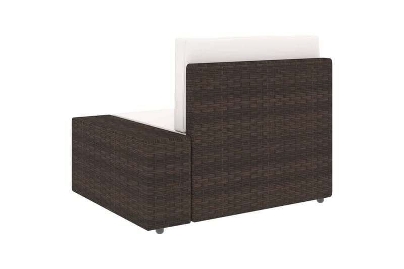 Modulsoffa Utomhus 2-sits konstrotting brun - Brun - Utemöbler - Utesoffor & bänkar - Loungesoffa