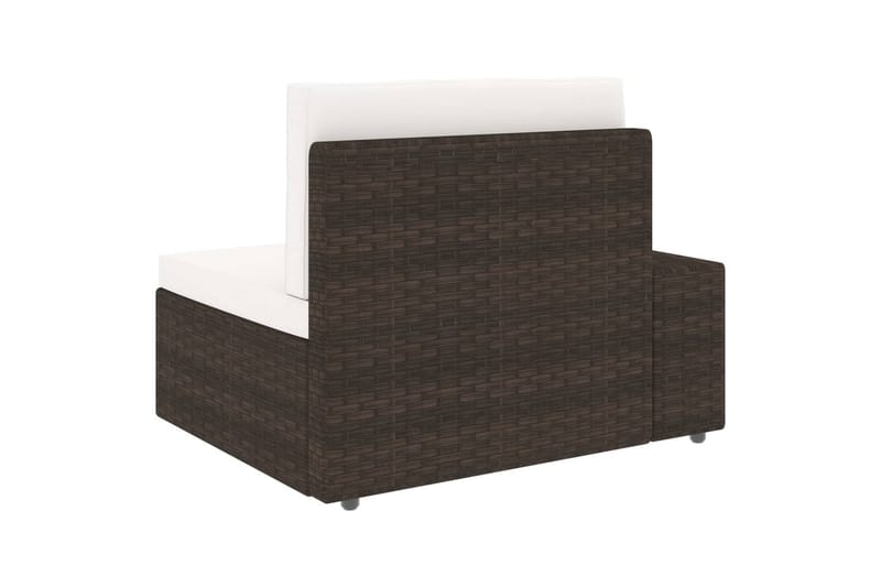 Modulsoffa Utomhus 2-sits konstrotting brun - Brun - Utemöbler - Utesoffor & bänkar - Loungesoffa