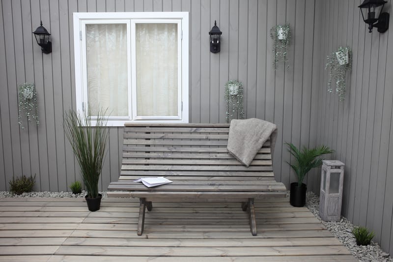 NORVALD Bänk Utomhus Grå - Utemöbler - Utesoffor & bänkar - Loungesoffa
