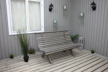 Norvald Bänk Utomhus - Grå - Utemöbler - Utesoffor & bänkar - Trädgårdssoffa