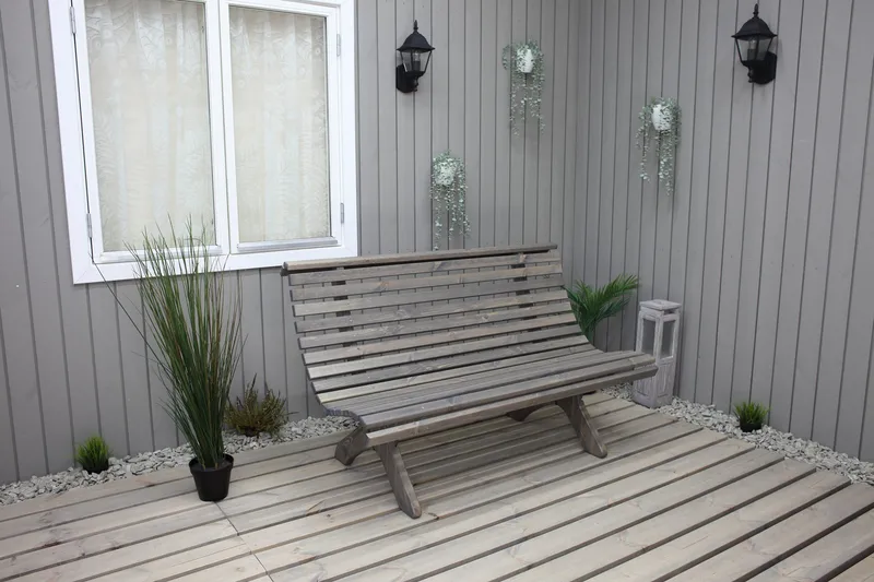 Norvald Bänk Utomhus - Grå - Utemöbler - Utesoffor & bänkar - Loungesoffa