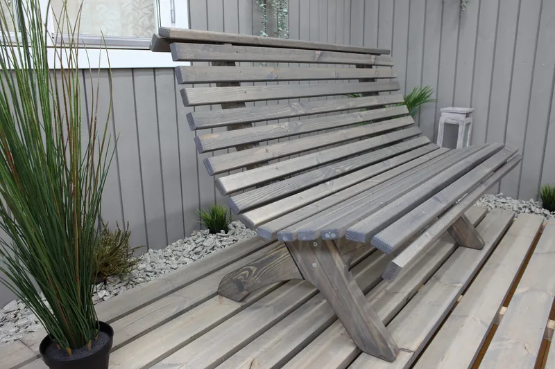 Norvald Bänk Utomhus - Grå - Utemöbler - Utesoffor & bänkar - Loungesoffa