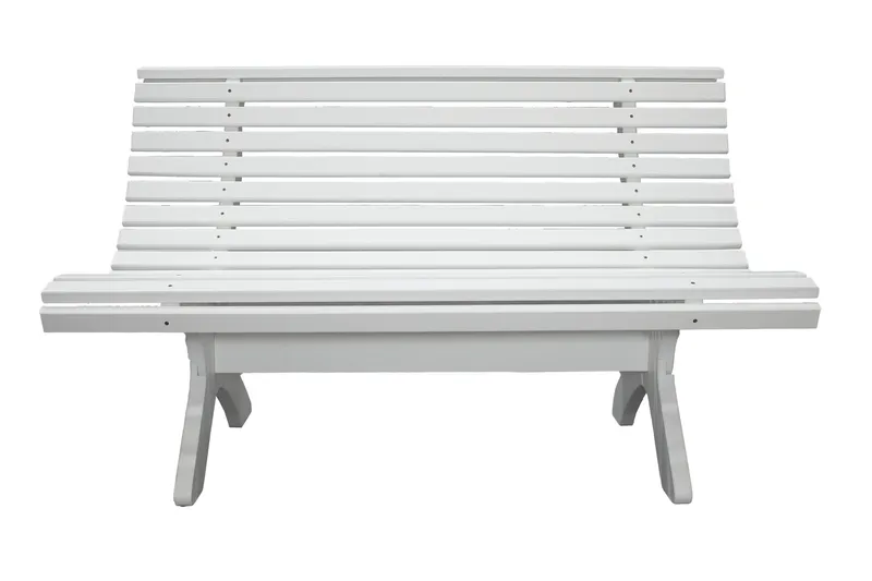 Norvald Trädgårdsbänk 140 cm - Vit - Utemöbler - Utesoffor & bänkar - Loungesoffa