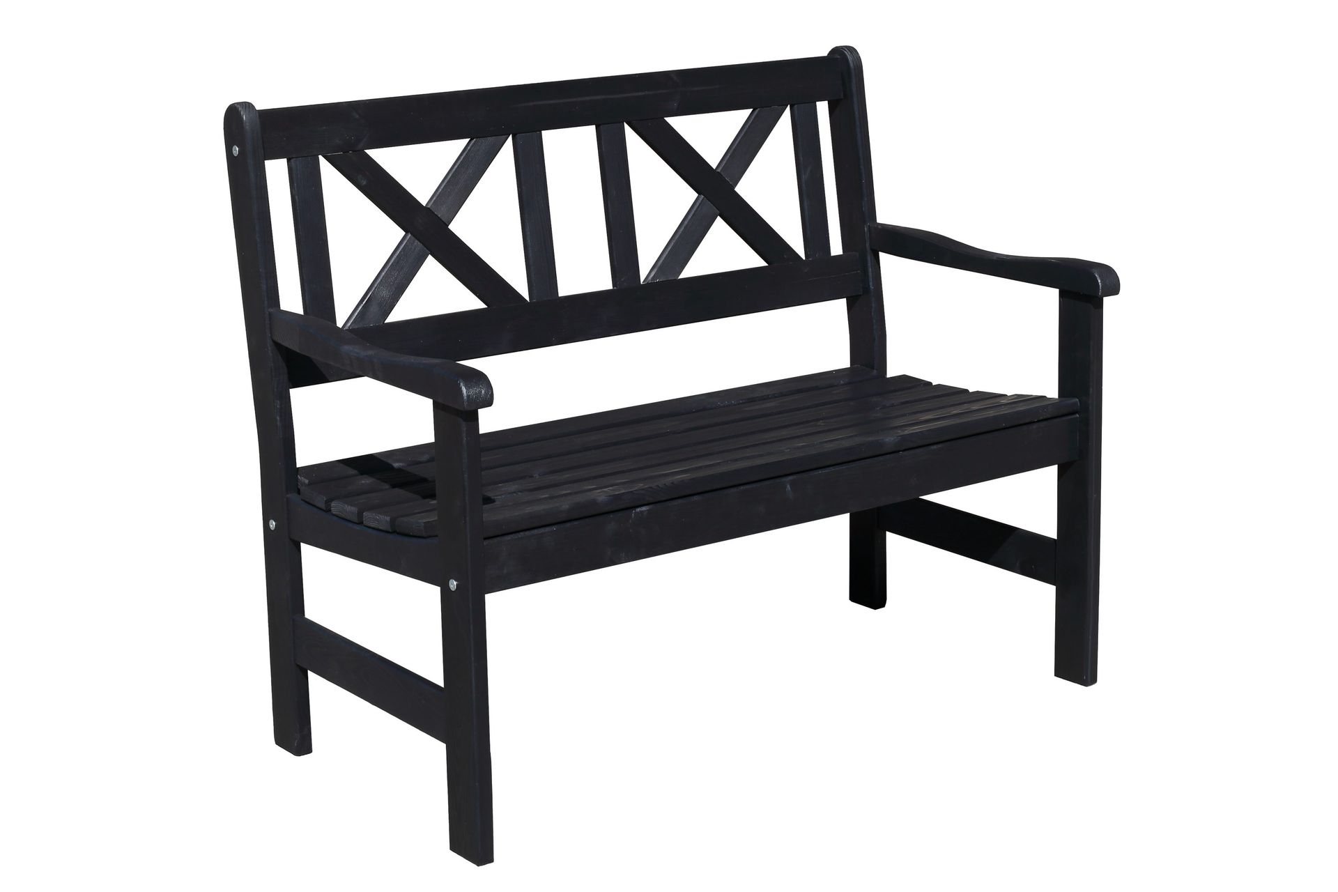 olivo 2-sits utesoffa - kaffesvart