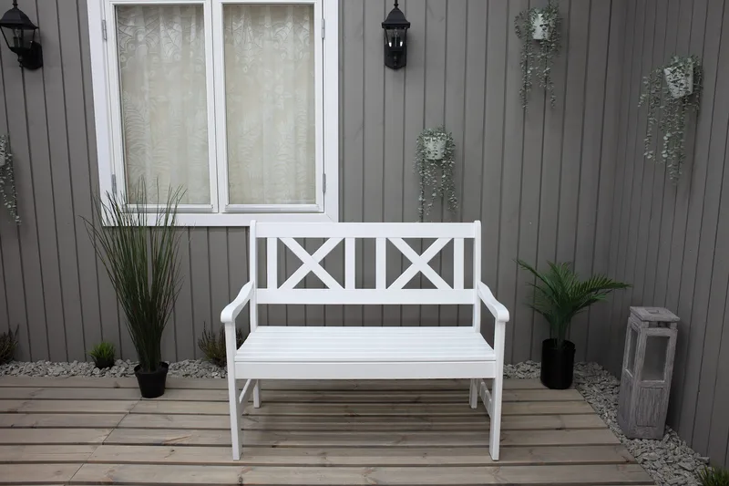 Olivo 2-sits Utesoffa - Vit - Utemöbler - Utesoffor & bänkar - Loungesoffa