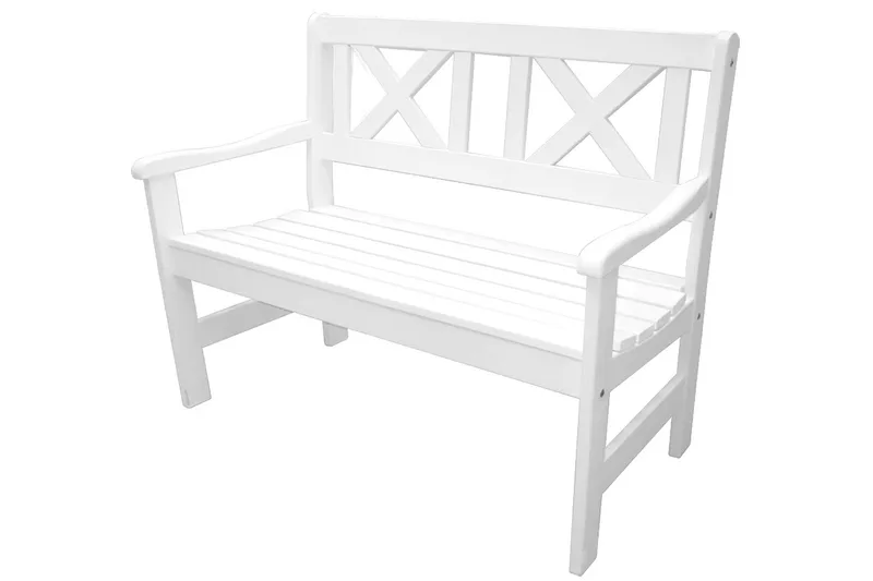 Olivo 2-sits Utesoffa - Vit - Utemöbler - Utesoffor & bänkar - Loungesoffa