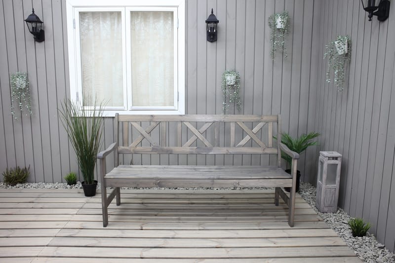 Olivo 3-sits Utesoffa - Grå - Utemöbler - Utesoffor & bänkar - Loungesoffa