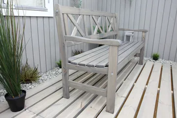 Olivo 3-sits Utesoffa - Grå - Utemöbler - Utesoffor & bänkar - Loungesoffa