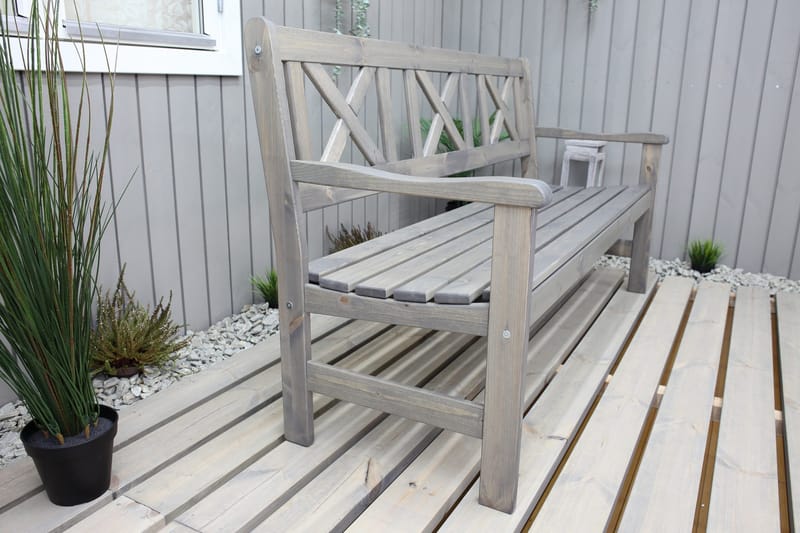 Olivo 3-sits Utesoffa - Grå - Utemöbler - Utesoffor & bänkar - Loungesoffa