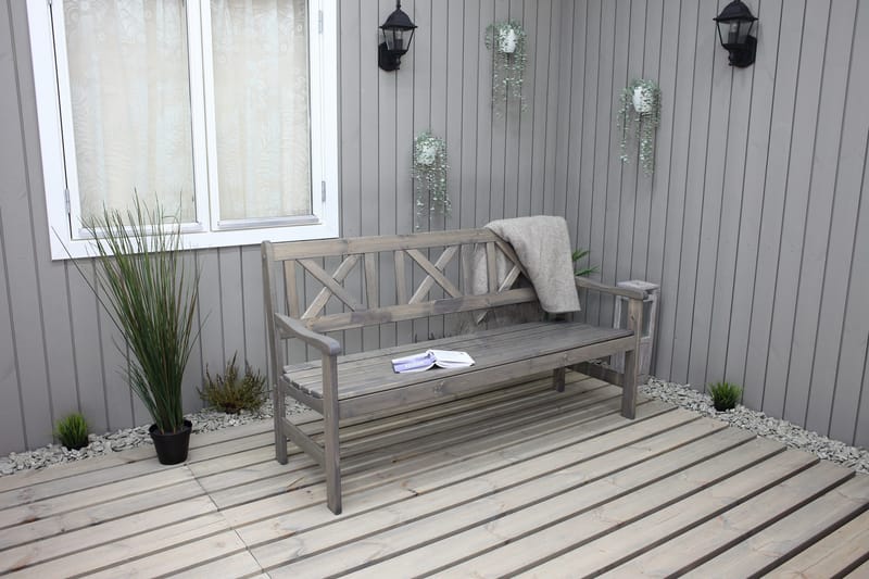 Olivo 3-sits Utesoffa - Grå - Utemöbler - Utesoffor & bänkar - Loungesoffa