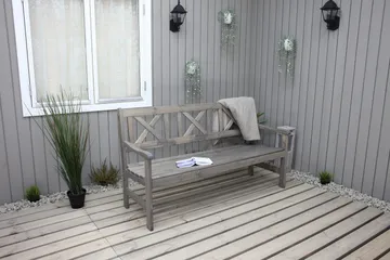 Olivo 3-sits Utesoffa - Grå - Utemöbler - Utesoffor & bänkar - Loungesoffa