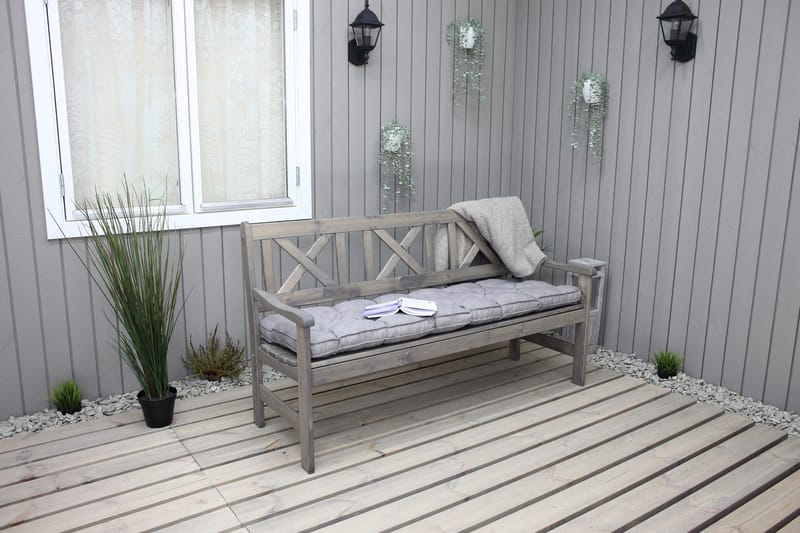 Olivo 3-sits Utesoffa - Grå - Utemöbler - Utesoffor & bänkar - Loungesoffa