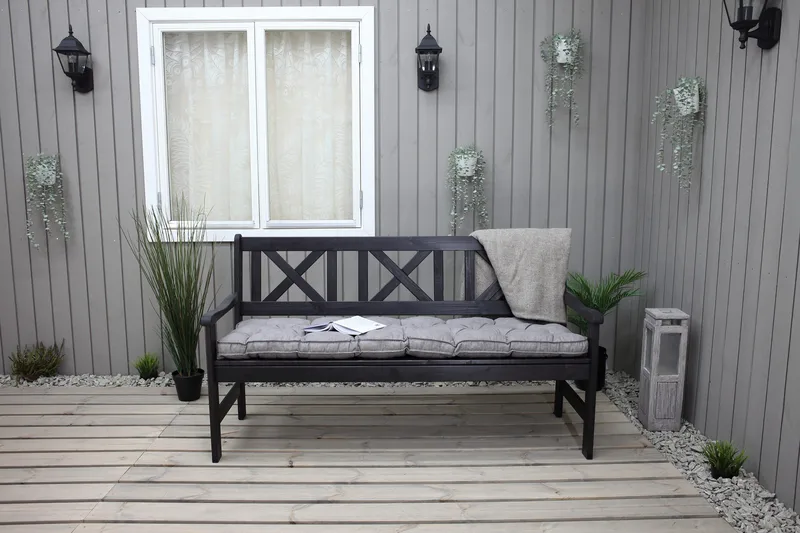 Olivo 3-sits Utesoffa - Kaffesvart - Utemöbler - Utesoffor & bänkar - Loungesoffa