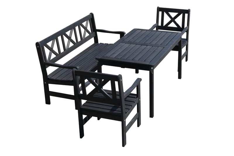 Olivo 3-sits Utesoffa - Kaffesvart - Utemöbler - Utesoffor & bänkar - Loungesoffa