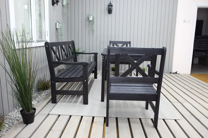 Olivo 3-sits Utesoffa - Kaffesvart - Utemöbler - Utesoffor & bänkar - Loungesoffa