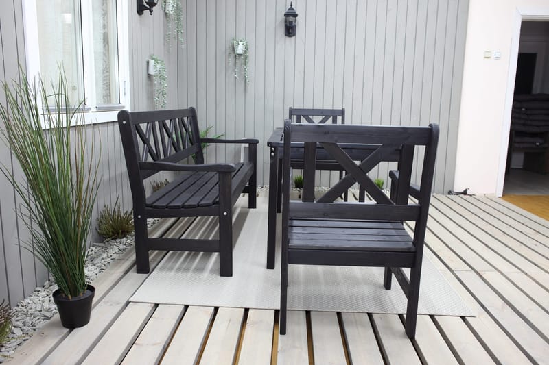 Olivo 3-sits Utesoffa - Kaffesvart - Utemöbler - Utesoffor & bänkar - Loungesoffa